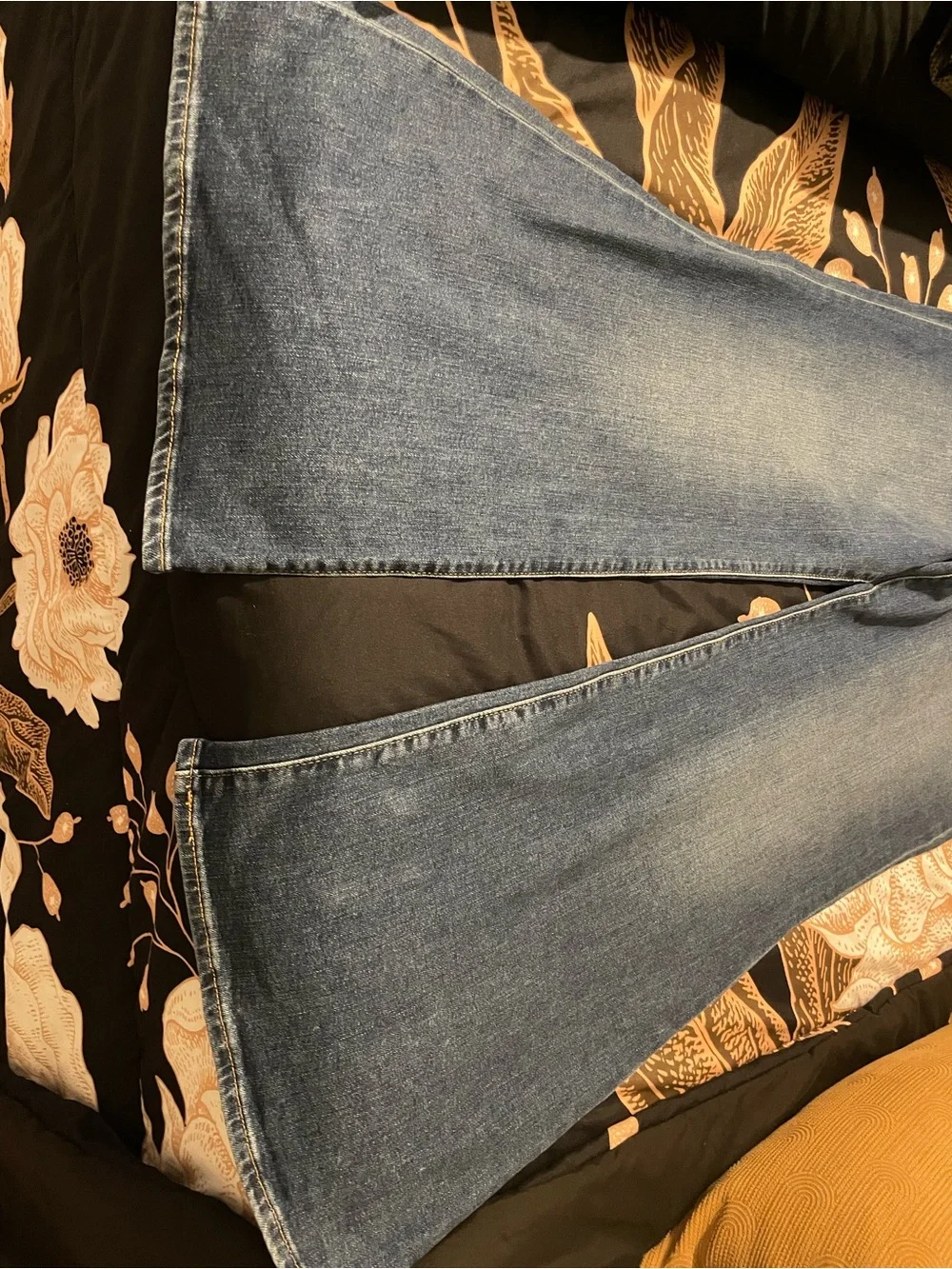Levi's Medium Blue High-Rise Wide-Leg Jeans